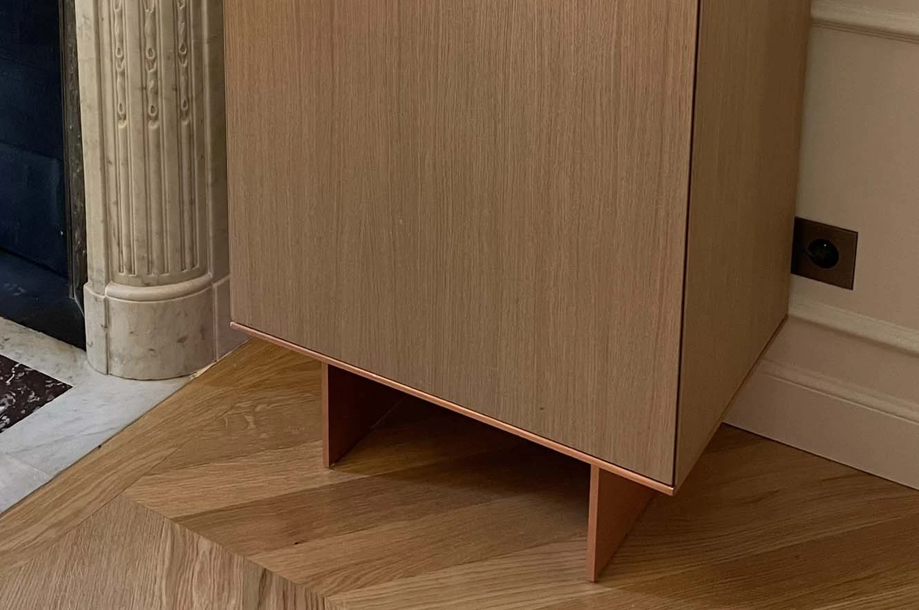 Bahut Cui-Cui, mobilier créé par Viseux & Jones