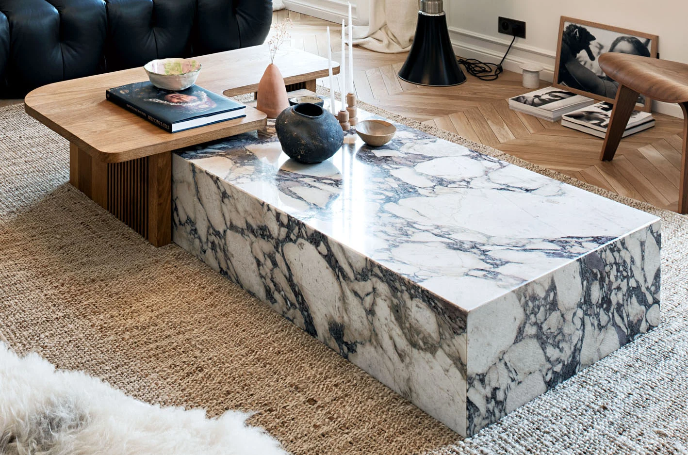 Table basse Cinquante-Cinquante