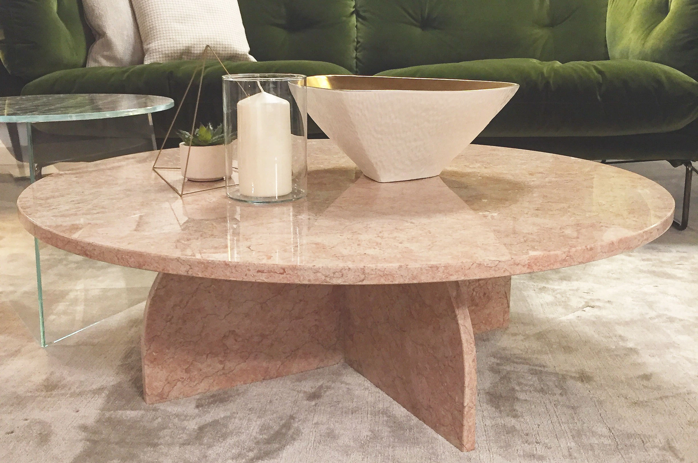 Table basse Nice, mobilier créé par Viseux & Jones