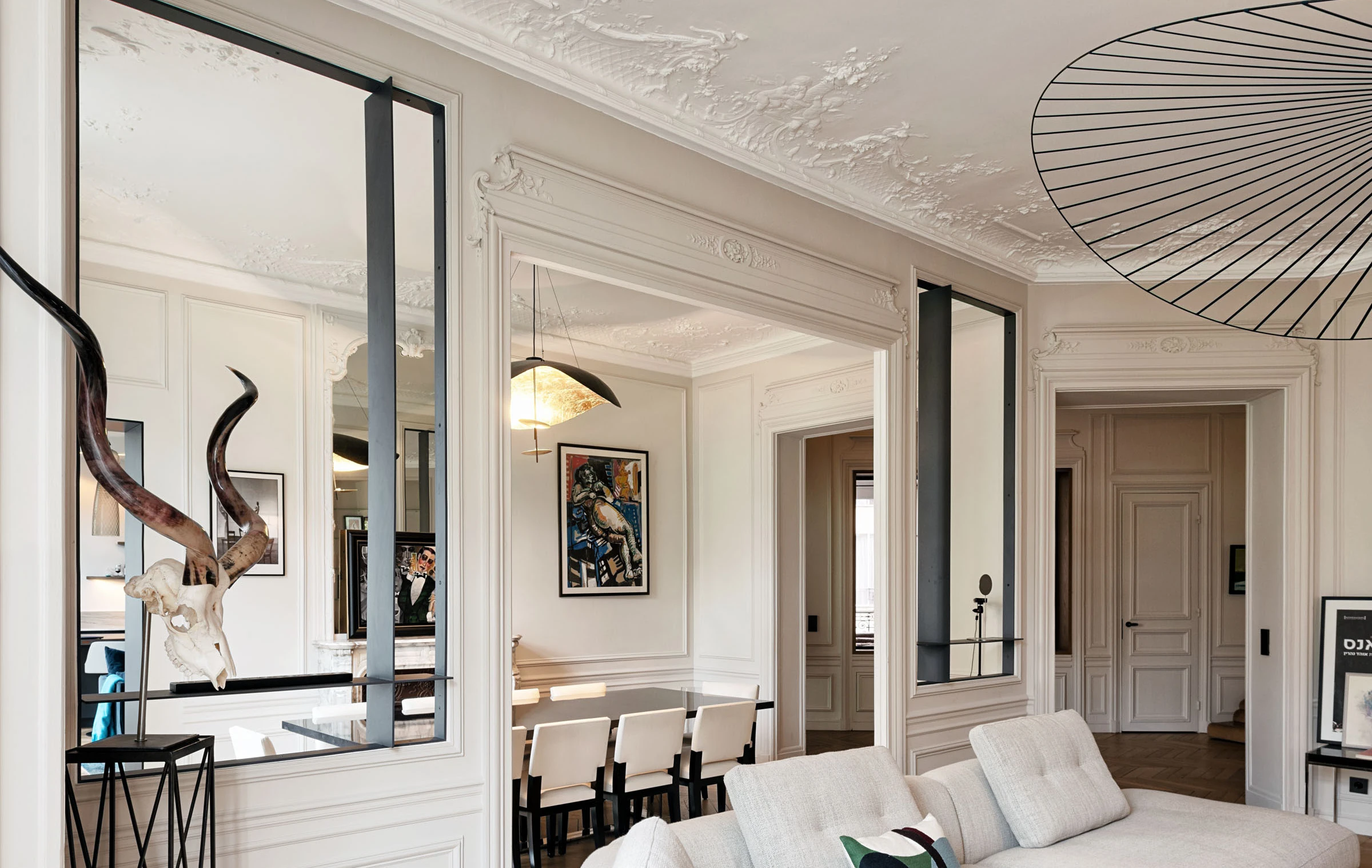 Projet Raspail, architecture intérieure Paris VIIe